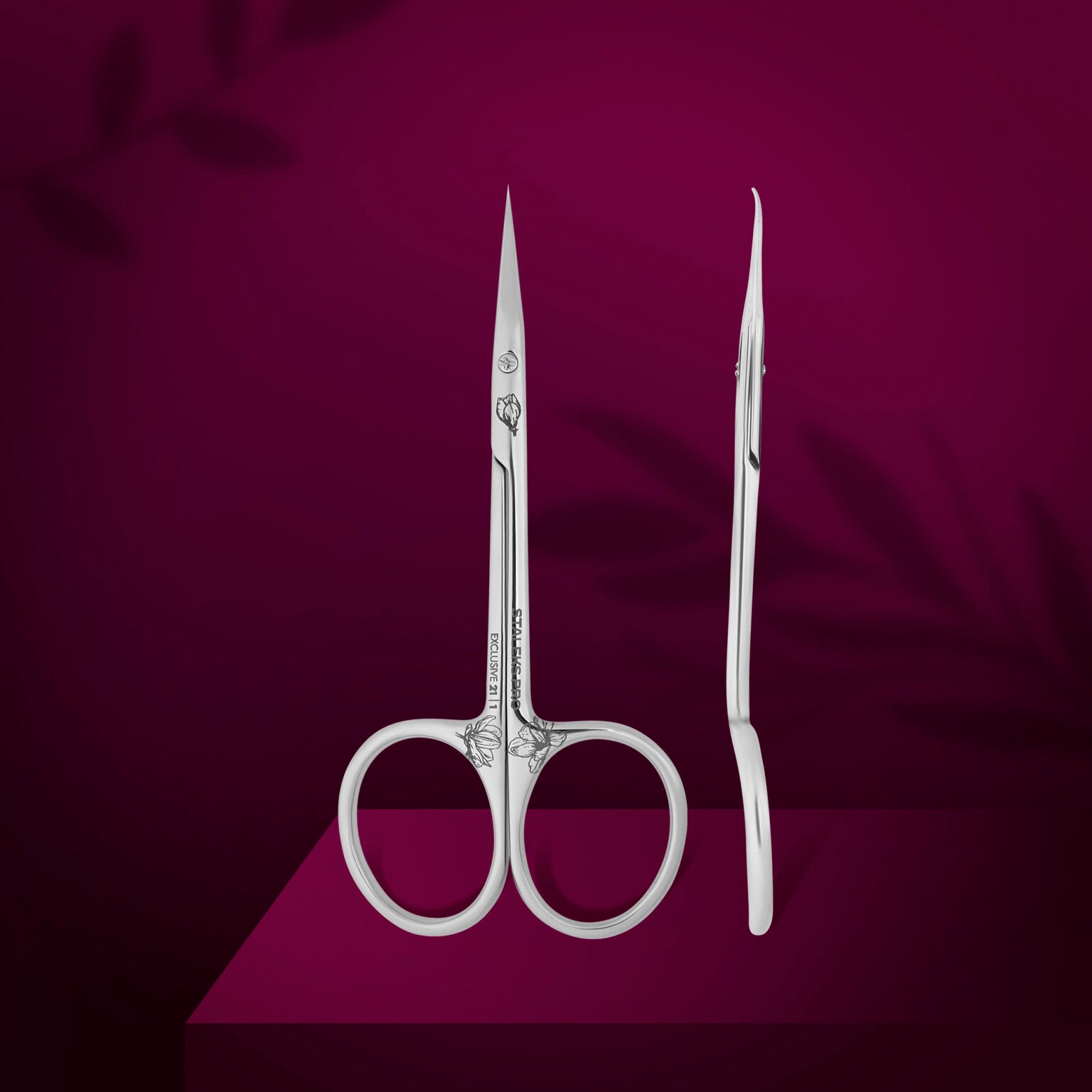 Professional cuticle scissors with hook
EXCLUSIVE 21
TYPE 1 (magnolia)