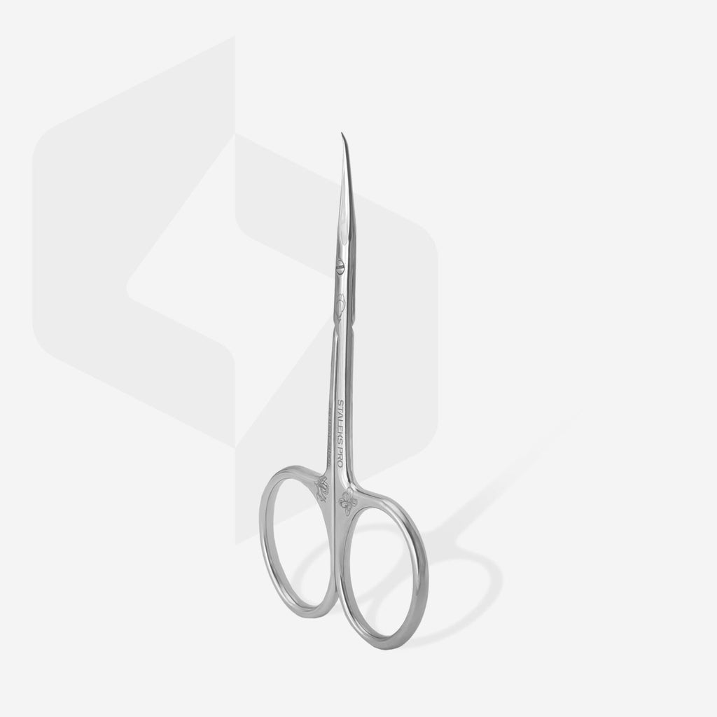 Professional cuticle scissors with hook EXCLUSIVE 21 TYPE 2 (magnolia) SX-21/1m