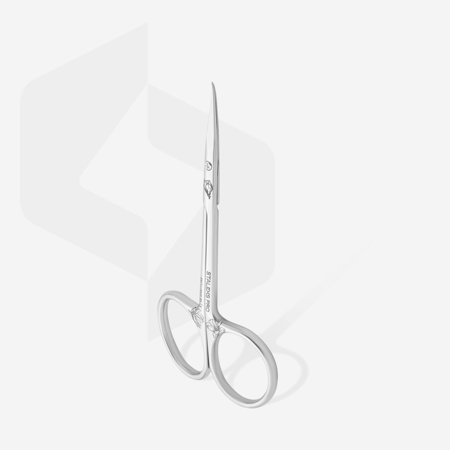 Professional cuticle scissors with hook 
EXCLUSIVE 21 
TYPE 1 (magnolia)