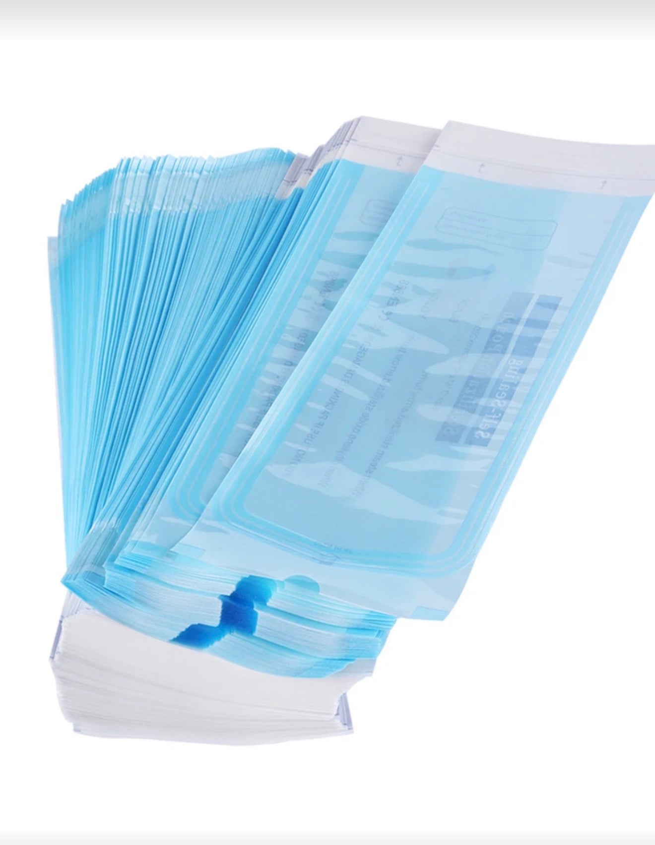 Disposable self sealing bag sterelization pouche 100pcs /90x260