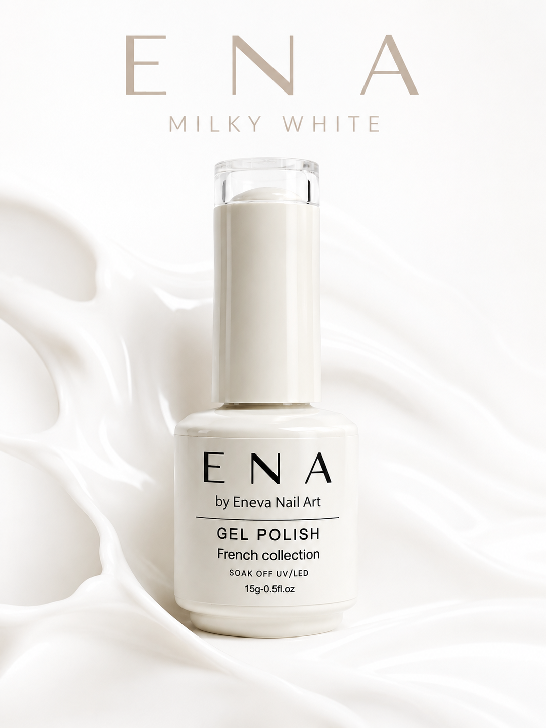 Milky white gel polish 15g