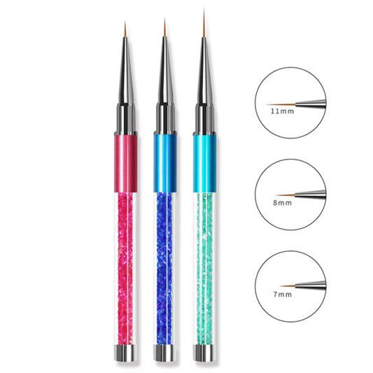 Liner brush for na art 11mm long